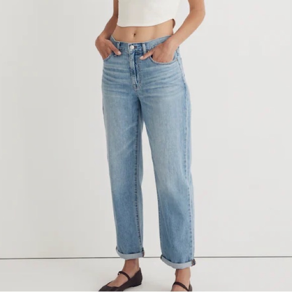 Madewell Denim - Madewell The Slouchy Boyjean Jeans in Rubyvale Wash